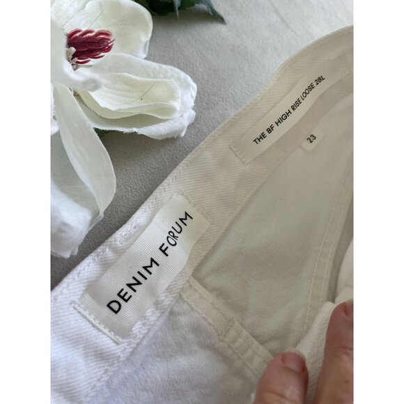 Custom Denim Forum Jeans recreate by Angelina Vanelli Sheer Floral Embroidery 23 - Picture 11 of 15